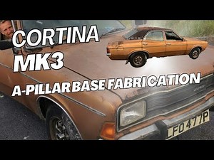 Ford Cortina Classic Car Restoration - A-Pillar base fabricated replacement using only basic tools