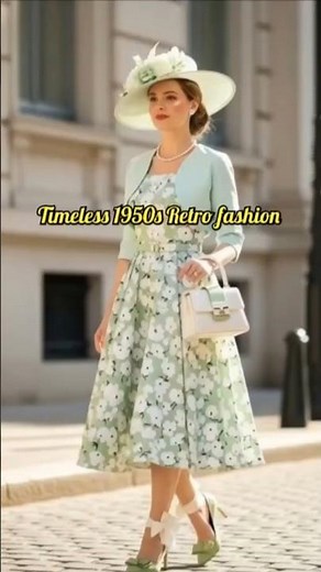 Timeless Vintage Dresses | Retro Fashion Inspiration #retrofashion #vintagestyle #1950sfashion