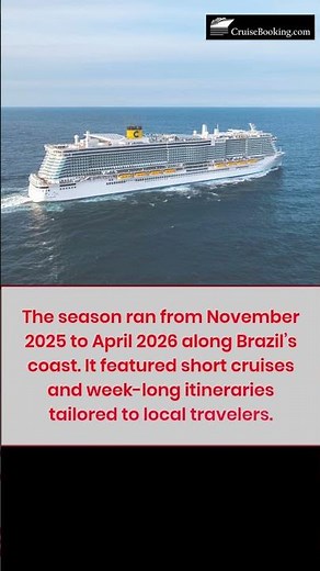 Costa Cruises Wraps Up a Record Breaking Brazilian Season 2025–2026 | CruiseBooking.com