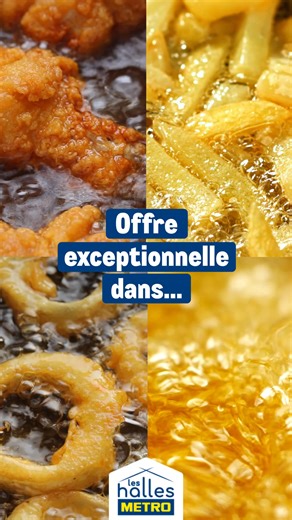 💥OFFRE EXCEPTIONELLE JUSQU'AU 30 SEPTEMBRE ! 💥 😱 La friteuse METRO Professional 8L est à 99€ seulement ! (-50% de remise immédiate) ⚡️ ✅ Montée en température 130C° à 180C° en 3 minutes ✅ Puissance de 3250 Watts ✅ Robinet d'évacuation de l'huile ✅ Panier en acier inoxydable ✅ Elément chauffant amovible 🔥Révolutionnez vos fritures ! 🍟🍤 🔎Disponible en halles ou sur www.METRO.fr (stock limité) | METRO France