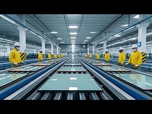 Inside a Modern glass Factory: How glass is Made in the World’s Largest Factory ( Full Process )