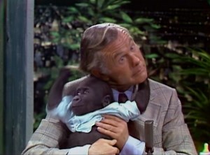 Jim the baby gorilla pays #JohnnyCarson a visit 🦍 | Shout TV