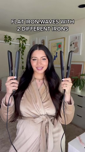 Creating Beautiful Waves with Different Flat Iron Sizes