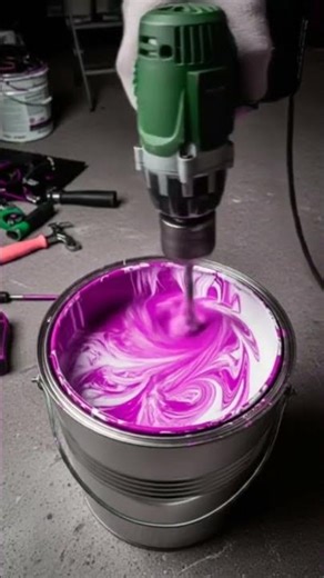 Paint Mixing ASMR: The Most Satisfying Swirl Ever? 🌀 #Shorts#satisfying #trending #paintmixing#asmr