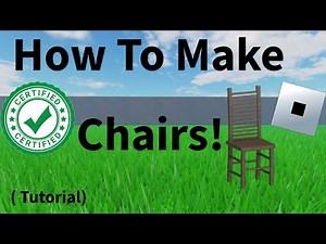How To Make Chairs! | Roblox Industrialist | (CERTIFIED VIDEO)