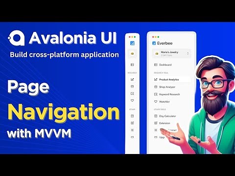 Avalonia Tutorial: How to Navigate to different page in Avalonia UI | Navigation | Cross Platform