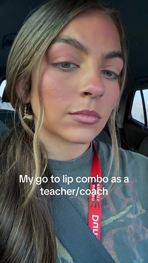 Literally a tik tok stain and chapstick #lipcombo #lipstain #lowmaintenancemakeup