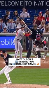 Matt Olson stays HOT with this home run 🔥 #BravesCountry #ForTheA #MLBHighlights | FanDuel Sports Network South