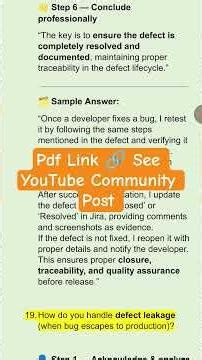How do you retest and close defect? Scenario Based questions #manualtesting #softwaretesting #job