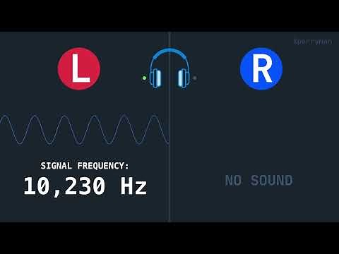 Left Right Audio Test | 30 Seconds Frequency Sweep