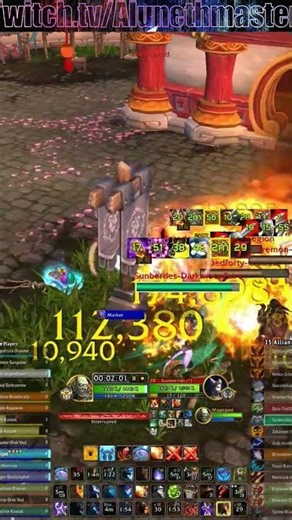 🔥 💀 fire mage destroys 4 players in 5 seconds and win the base #worldofwarcraft #gaming