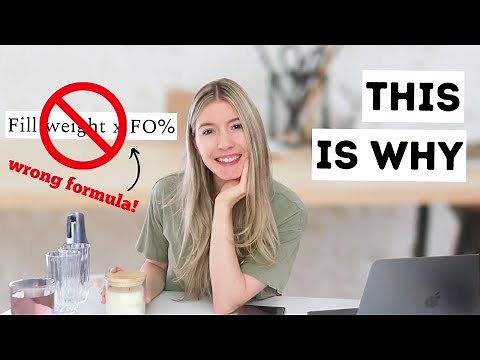 This Is Why My Candle Math Formula WORKS | How To Calculate Wax & FO For Your Candle Perfectly