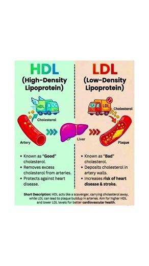HDL vs LDL Cholesterol Explained | Good vs Bad Cholesterol.