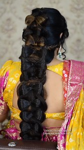 Long braid with bow style | Magic Techniques by chandra prakash patel