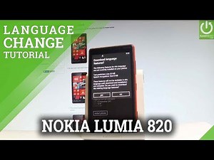 NOKIA Lumia 820 Change Language / Find Language Settings