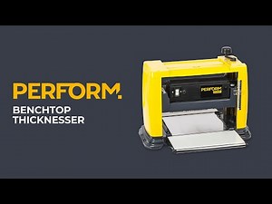 Perform PD318BT Benchtop Thicknesser 230V - Product Overview