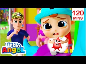 What's Wrong With My Tummy? | Little Angel Kids Songs & Nursery Rhymes | Moonbug Kids