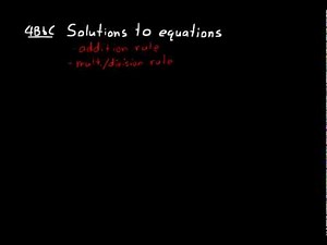 DIVE Video Lecture for Saxon Algebra 2, 2nd and 3rd Edition Lesson 4