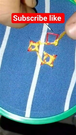 diameter thread design #handembroidery #embroidery 🥰👍