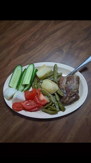 Supper, fresh groundhog taters out the garden Logan Giant greenbeans Country boy will survive | Allen Hamrick