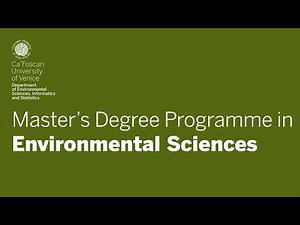 Master's Degree in Environmental Sciences