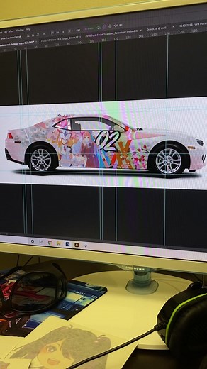 Custom Zero Two Car Wrap - Major Color Change