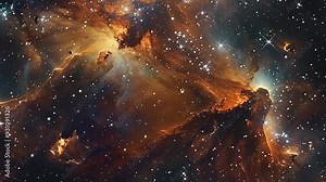 Starfield Animation Loop. 4K High-Quality Space Background.