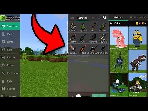 THE BEST MOD MENU in Minecraft Pocket Edition