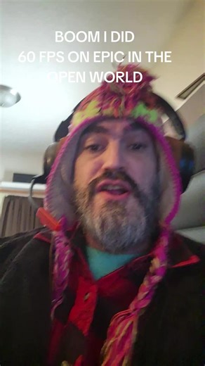 boom did 60 fps plus in the open world o. epic settings