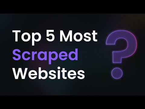 The Websites Everyone's Scraping in 2025 (and Why It Matters for AI)