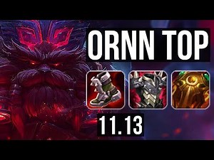 ORNN vs IRELIA (TOP) | 9/0/5, 69% winrate, Legendary | EUW Diamond | v11.13