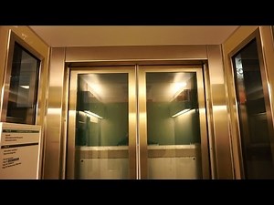 1990s KONE M-series holeless hydraulic elevator @ Linköping University Hospital (Building 3)