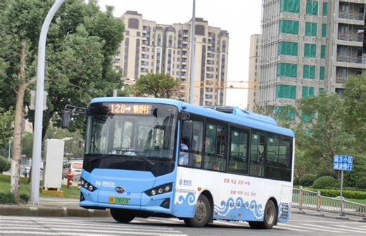 一条农村线竟然有3个村有收费站！ 宁波城乡公交 128路 公交盛达名苑站-顿岙村 全程第一视角POV