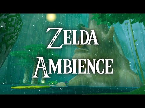 Zelda Wind Waker | Forest Haven 🌧️ Rain Ambience [3H]