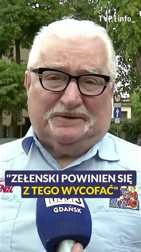 Wałęsa: Zelensky should withdraw from this #politics #poland #ukraine #shorts