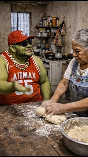 Abuelita empanzoné a la Fiona. #humor #sherk #comedia #fiona #ia #viralshorts #fyp