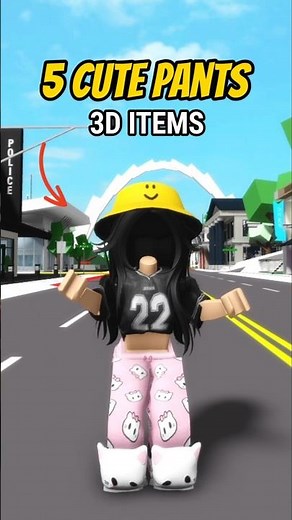 5 CUTE PANTS FOR GIRL (3D ITEMS) In Brookhaven #shorts