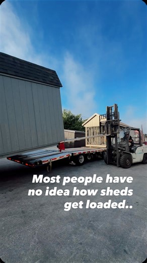 Watch how we safely load this shed before it heads out for delivery 🤩 Spring is right around the corner - now’s the time to plan your upgrade🏠🌷 Explore options & order here: 👉 MySheds.com 📞 610-593-7700 #qualitysheds #sheddelivery #epicdelivery #amishquality #shedstobuy | Stoltzfus Structures