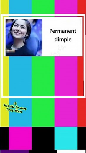 Temporary dimple 😂😂