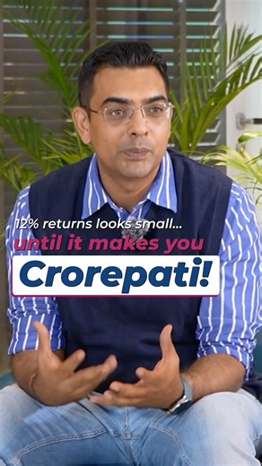 6k per month for 25 years at 12% interest rate you can achieve 1 CRORE. #investmenttips