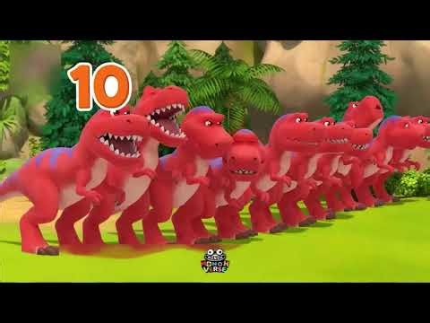 Vella Counts 1 to 10 with 10 T-Rexes! (Sponsored by: Preview 2 Original)