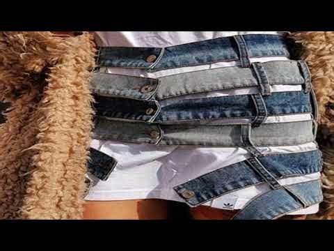 TWOTWINSTYLE Patchwork Hit Color Sexy Skirt Women High Waist Asymmetric Large Size Mini Female