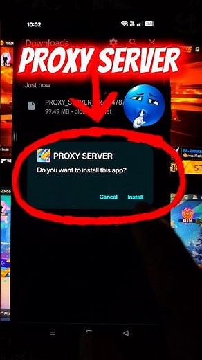 Proxy Server Download Trick 🔥✅ #freefire #shorts
