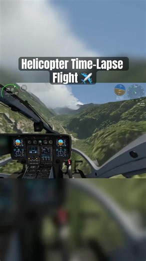 Helicopter Time-Lapse Flight ✈️ #aeroflyfsglobal #aviation