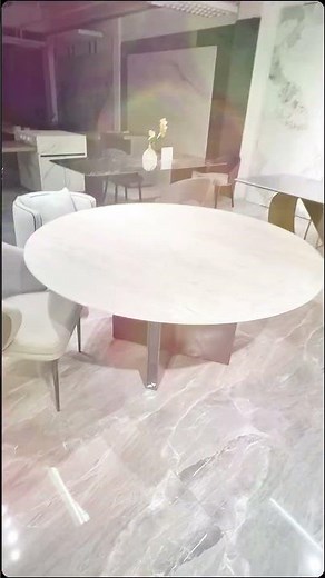 160cm Round Luxury Marble Dining Table | Italian Modern Statement Piece in Singapore