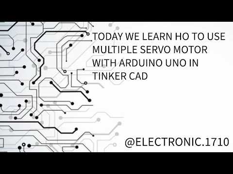 HOW TO USE MULTI PLE SERVO MOTOR #electricalengineering