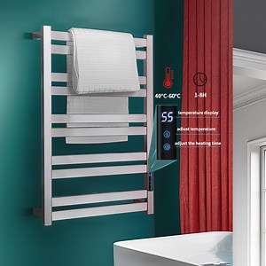[Hot Item] Wall Mounted Bathroom Towel Radiator Towel Warmer Dryer Electric Heated Towel Rack
