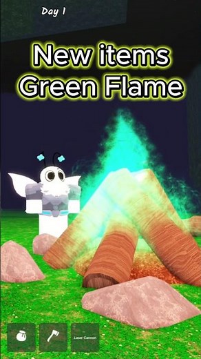 New Alien Green Flame 👽 99 nights in the forest #99nightsintheforest #99nights #roblox