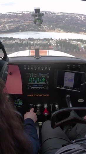 Angle of Attack | Online Ground School on Instagram: "She loved staring at the gauges… so I covered them. ✈️ Early in flight training, I’ll block the entire instrument panel so my students are forced to look outside and feel the airplane. This “attitude flying” is what real private pilot training is built on—knowing what the landing attitude looks and feels like, not just what the numbers say. Even with no instruments, her landing was solid… because sight and feel come first, then instruments. I