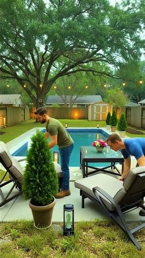 Stunning Swimming Pool Transformation 💦 Relaxing Summer Vibes